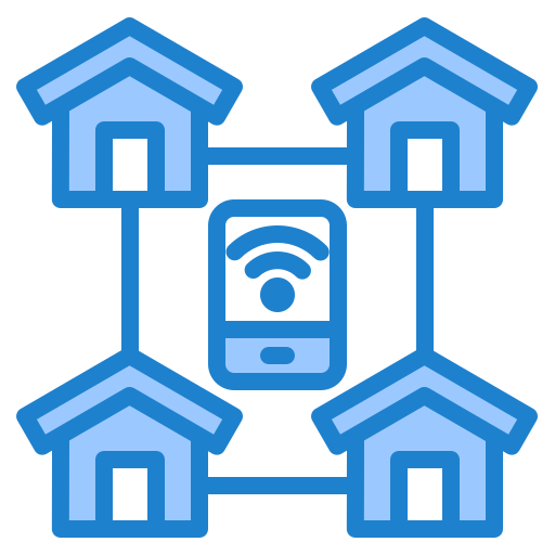 casa inteligente srip Blue icono