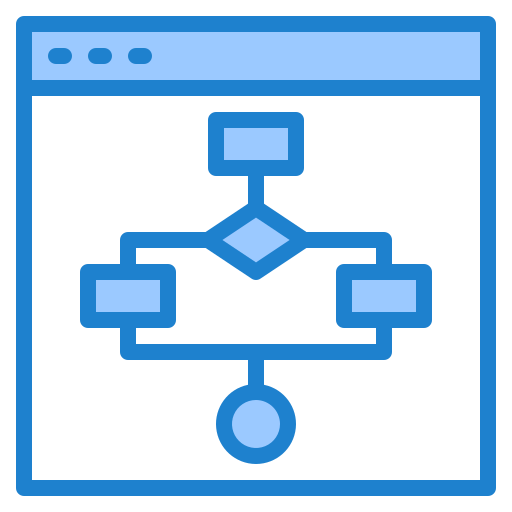 diagramma srip Blue icona