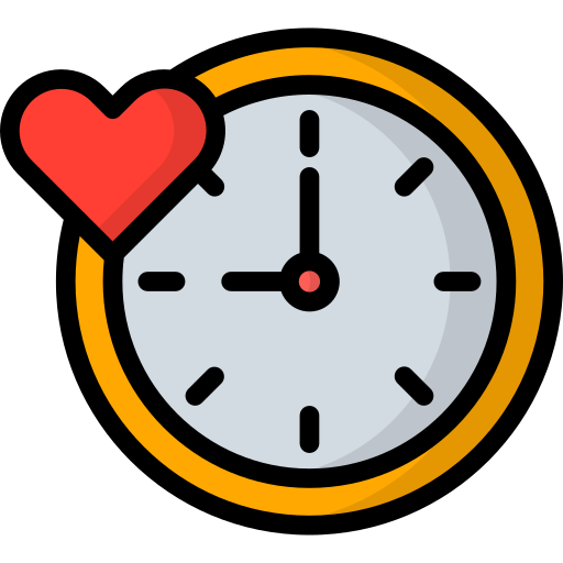 reloj Generic Outline Color icono