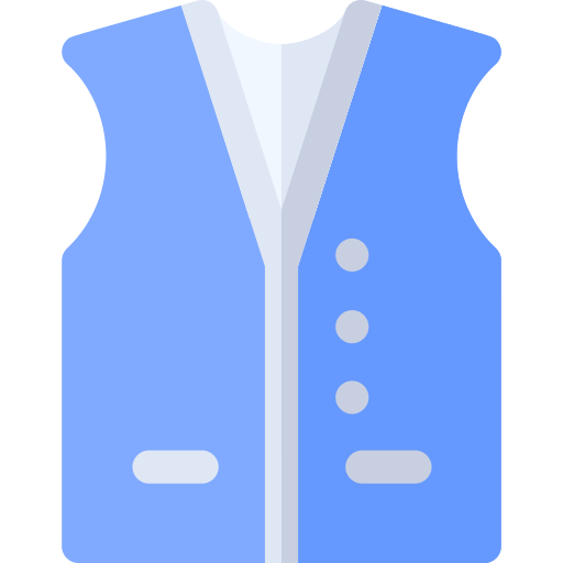 Vest Basic Rounded Flat icon