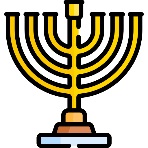 menorah Special Lineal color Icône