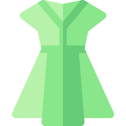 ドレス Basic Rounded Flat icon