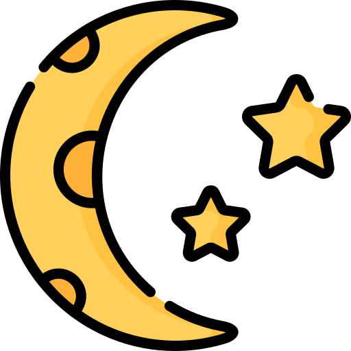 pół księżyc Special Lineal color ikona