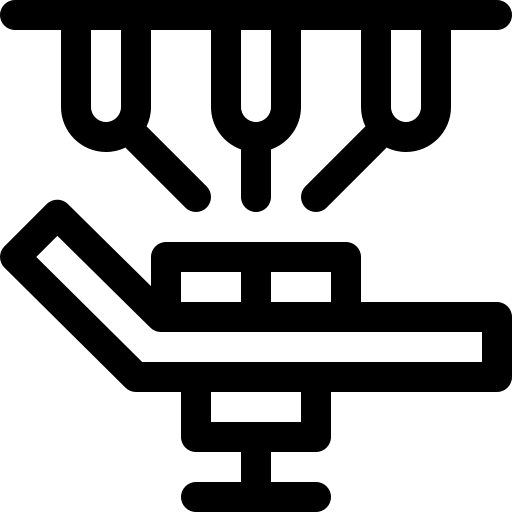 Robotic surgery Basic Rounded Lineal icon