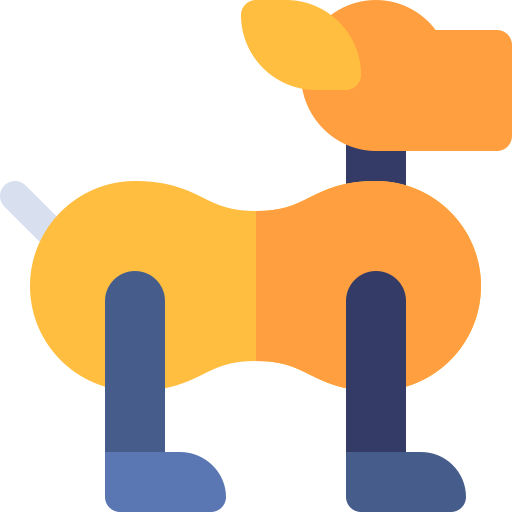 roboterhund Basic Rounded Flat icon
