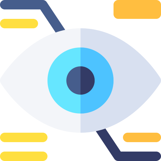 eyetap Basic Rounded Flat icon