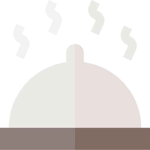 bandeja de comida Basic Straight Flat icono