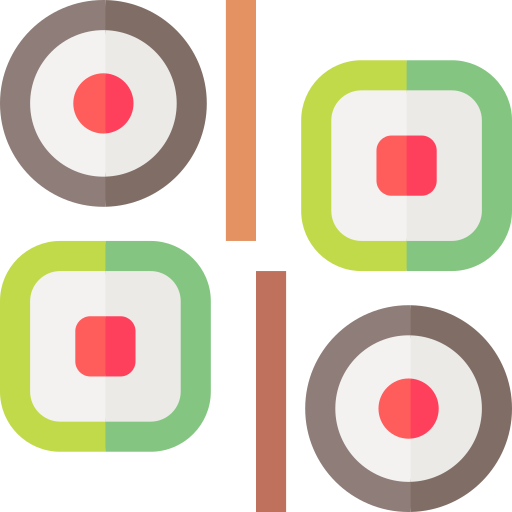 sushi Basic Straight Flat icoon