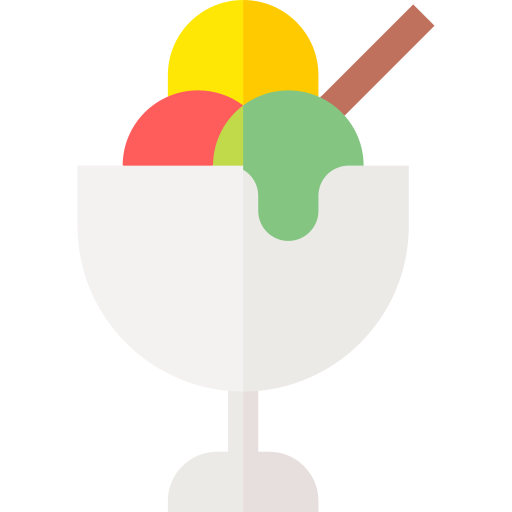 アイスクリームカップ Basic Straight Flat icon