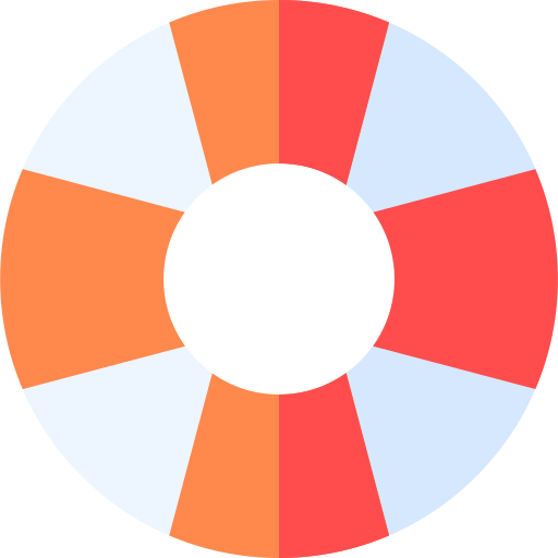 Спасательный круг Basic Rounded Flat иконка