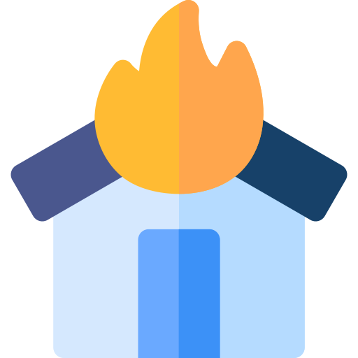 Fire Basic Rounded Flat icon