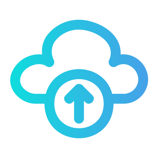 cloud-upload Generic Gradient icon