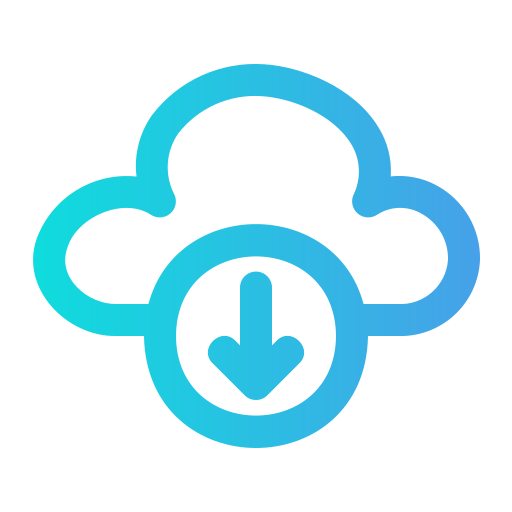 cloud-download Generic Gradient icon