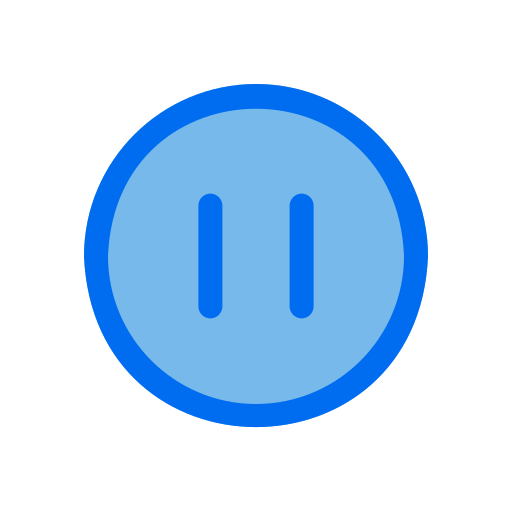 일시 중지됨 Generic Blue icon