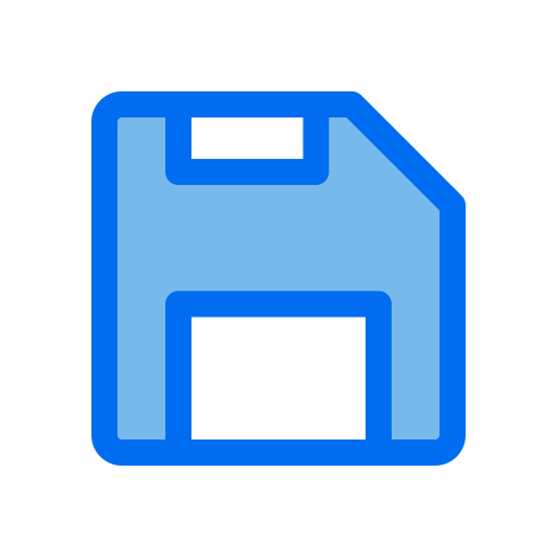 Save Generic Blue icon