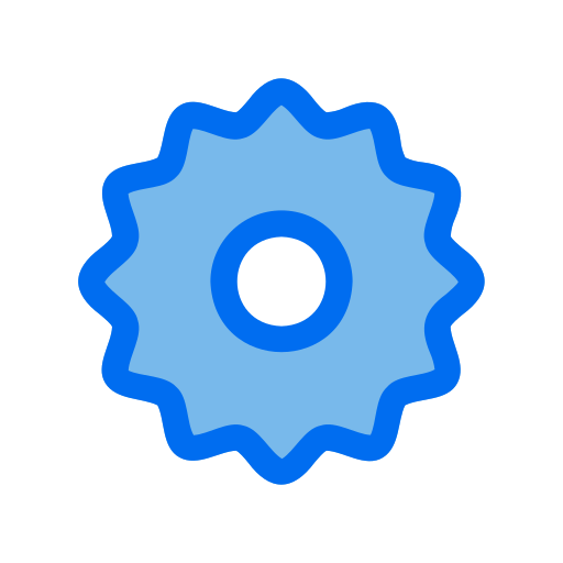 Gears Generic Blue icon
