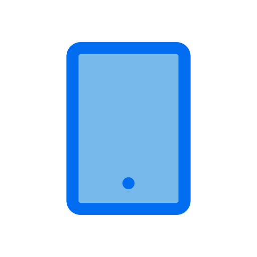 smartphones Generic Blue icoon