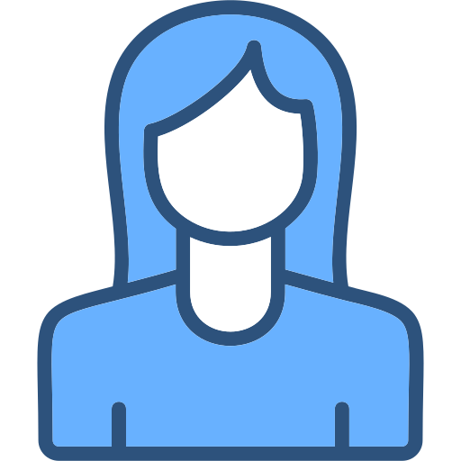 Woman Generic Blue icon