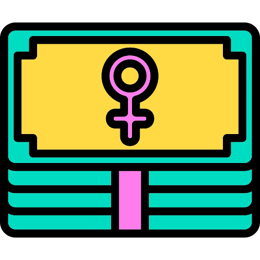brecha salarial de género Generic Outline Color icono