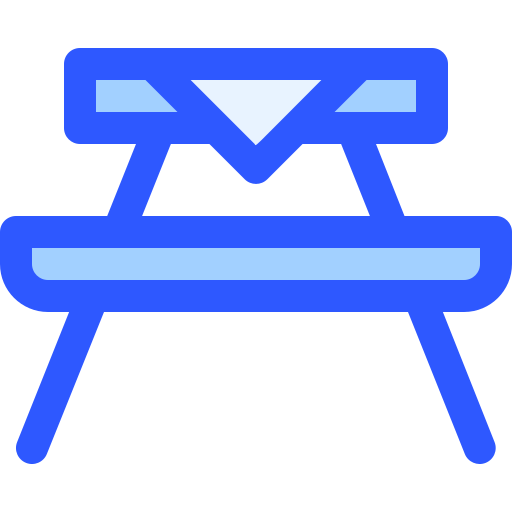 Camping table Generic Blue icon