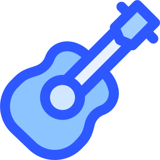 guitarra Generic Blue Ícone