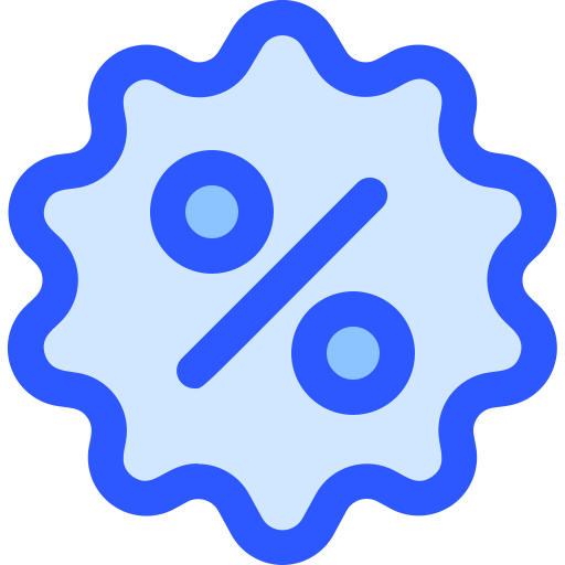 descuento Generic Blue icono