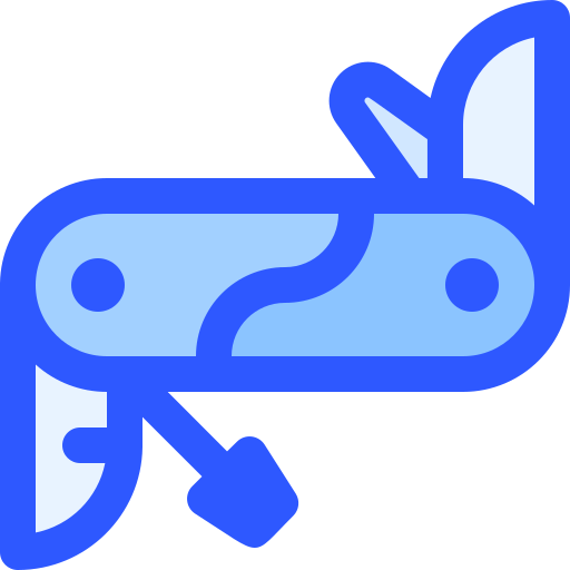 cuchillo del ejército suizo Generic Blue icono