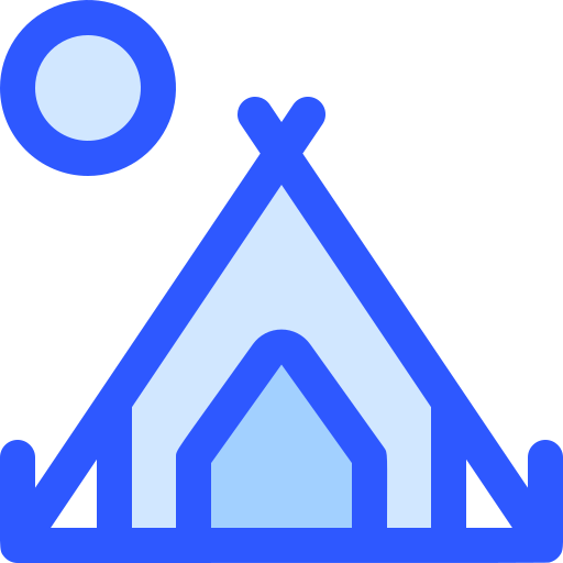 tenda Generic Blue Ícone