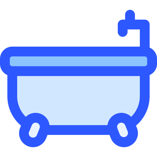 vasca da bagno Generic Blue icona