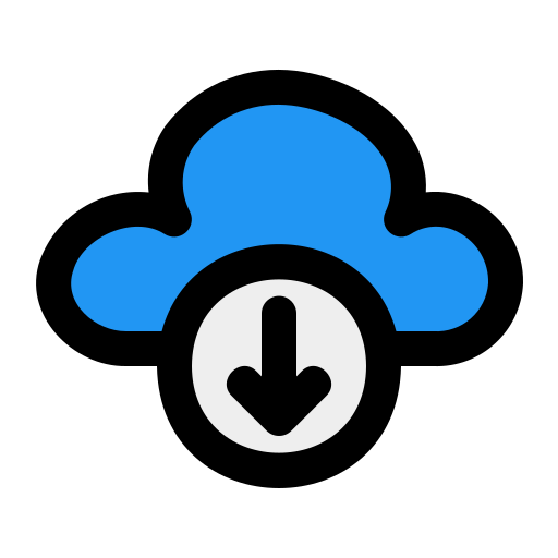 téléchargement cloud Generic Outline Color Icône