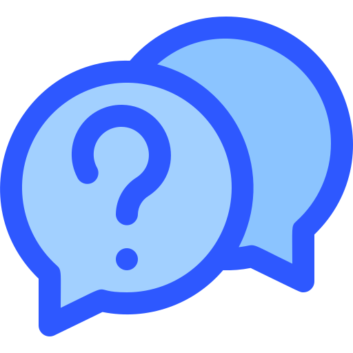 vraag Generic Blue icoon