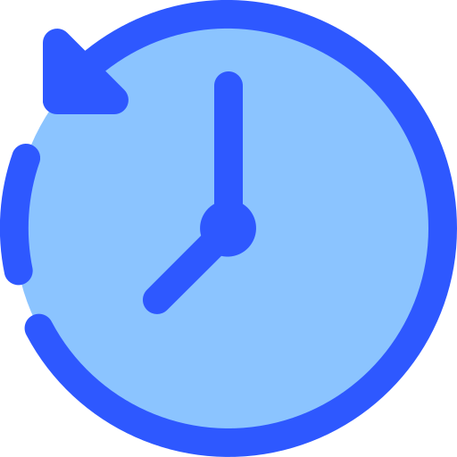 tijd Generic Blue icoon