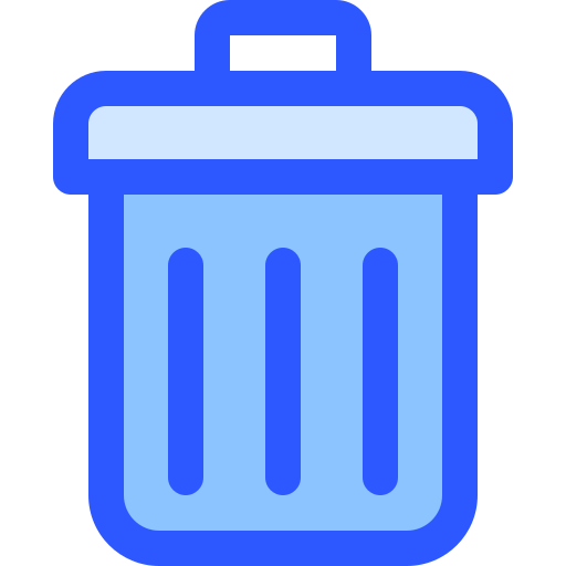 déchets Generic Blue Icône