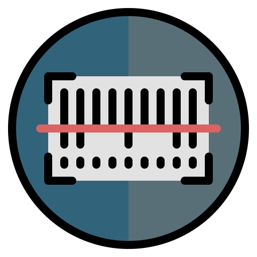 barcode Generic Outline Color icon