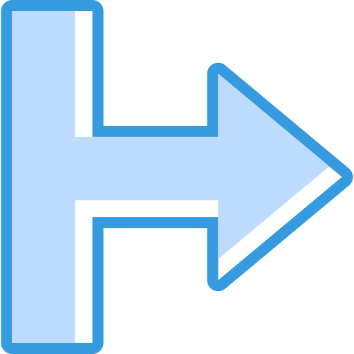 Direction Generic Blue icon