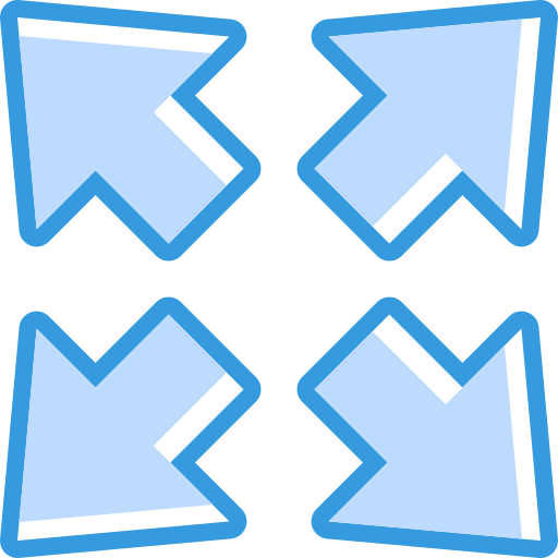 maximieren Generic Blue icon