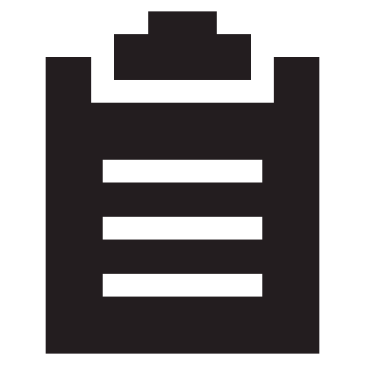 Clipboard Generic Glyph icon