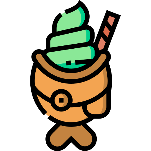 taiyaki Detailed Straight Lineal color icon