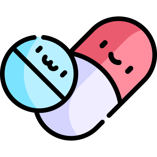 丸薬 Kawaii Lineal color icon