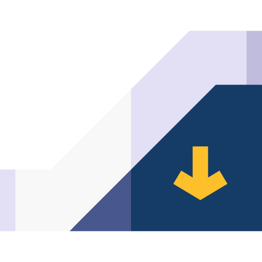 Escalator Basic Straight Flat icon