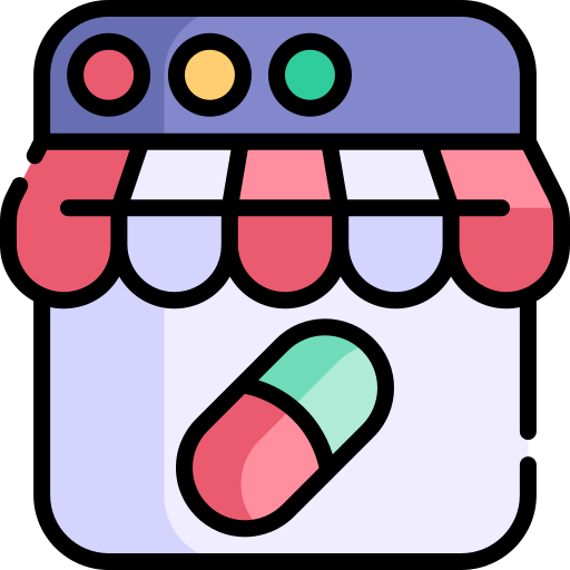 Интернет-аптека Kawaii Lineal color иконка