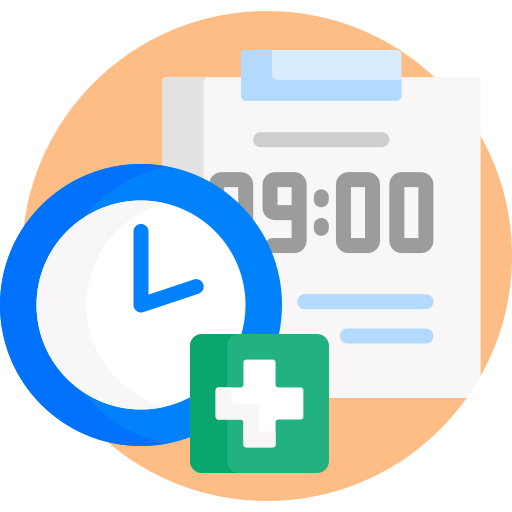 Medical appointment Detailed Flat Circular Flat icon