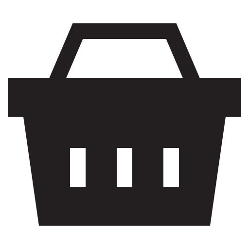 Shopping basket Generic Glyph icon