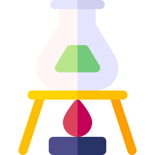 science Basic Rounded Flat Icône