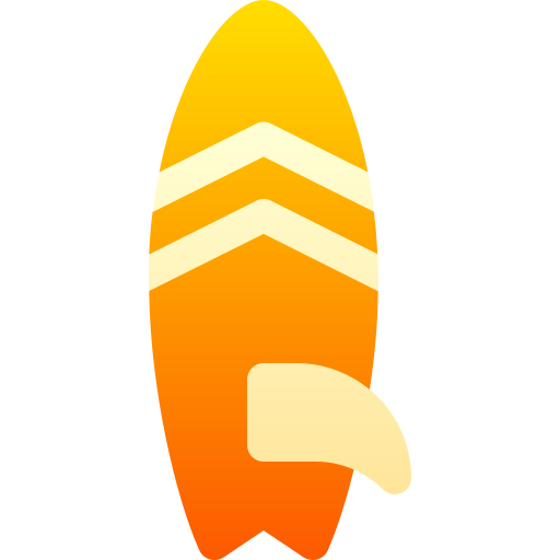 サーフボード Basic Gradient Gradient icon