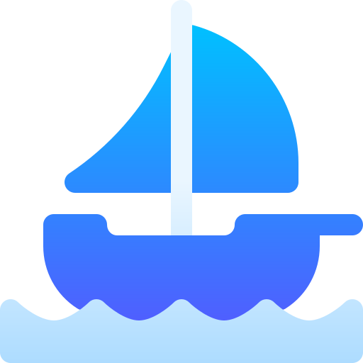 segelboot Basic Gradient Gradient icon