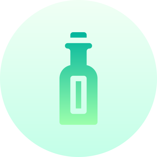 messaggio in una bottiglia Basic Gradient Circular icona