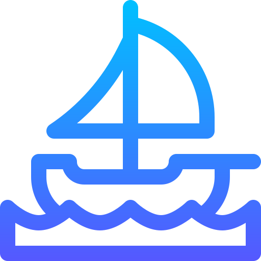 velero Basic Gradient Lineal color icono