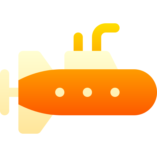 潜水艦 Basic Gradient Gradient icon