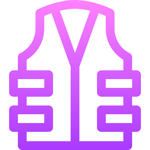 chaleco salvavidas Basic Gradient Lineal color icono